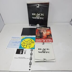 Black & White PC Big Box Game 2001 EA Games Lionhead Studios Complete